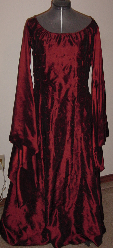Gown front