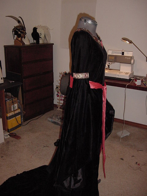 Mourning Gown Side view